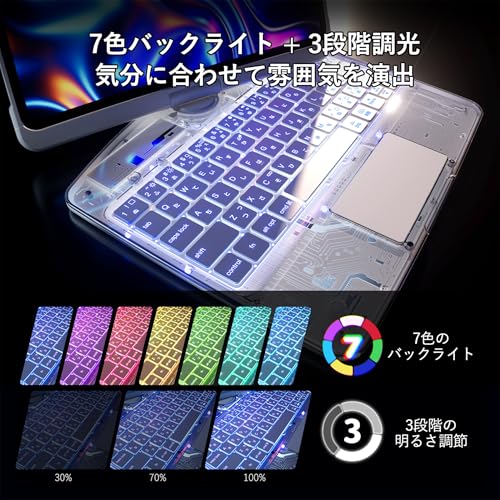 BJBT - ipad キーボードケース Pro（M4/M5）13インチ対応 （2024/2025